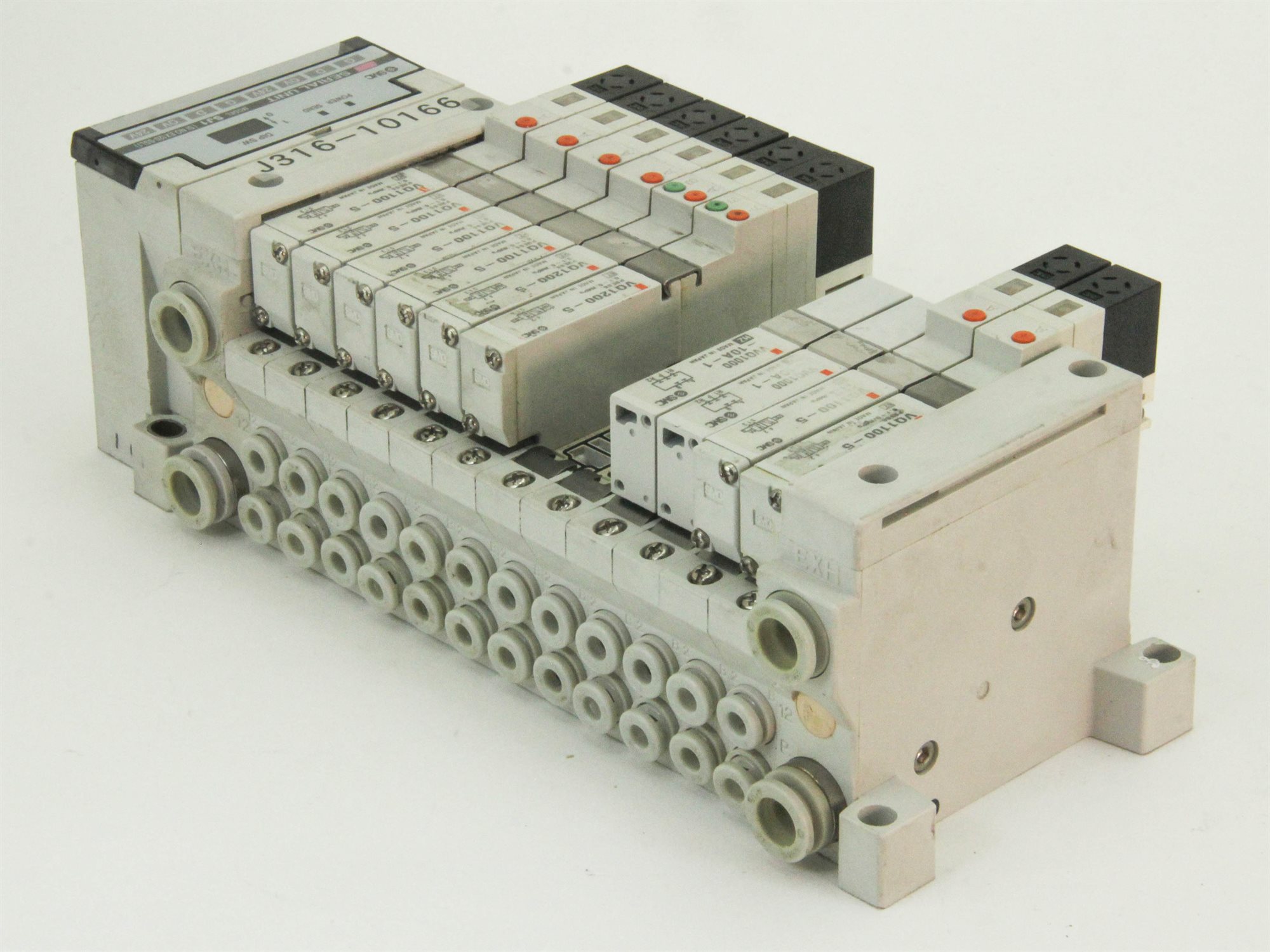 10166 SMC 12-SLOT MANF TERMINAL VALVE SJ1 W/ VVQ1000-10A-1